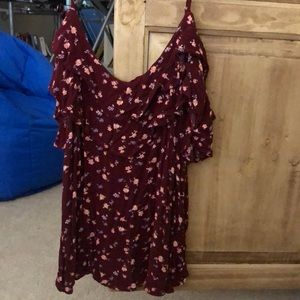 Floral off the shoulder